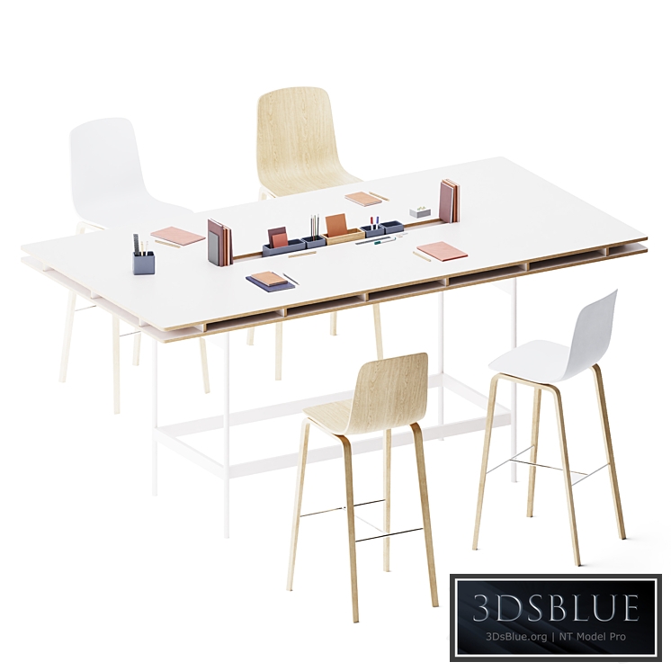Studio High Fact Table system by Bene