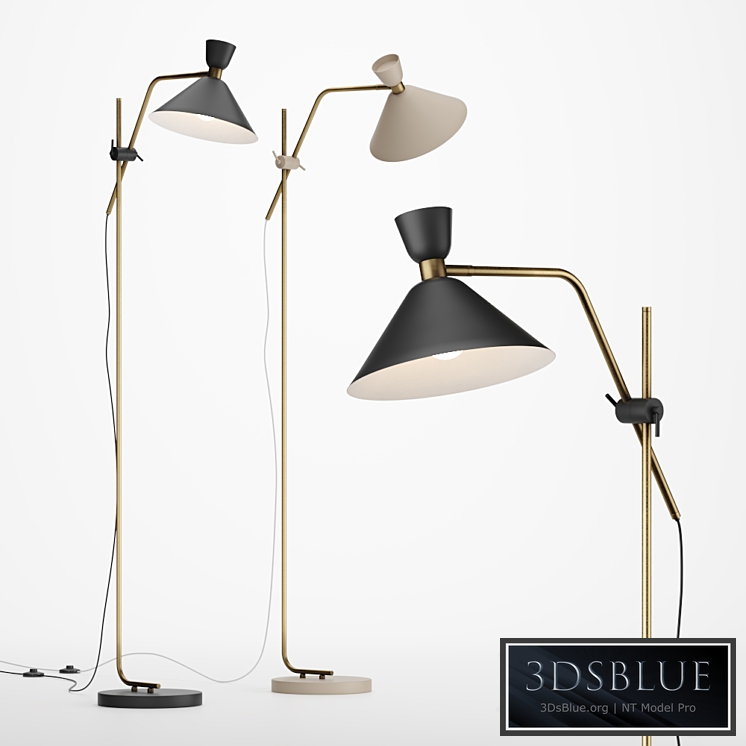 AM.PM Antique brass lamp Zoticus