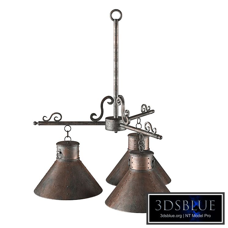 Wrought iron chandelier spanish hacienda