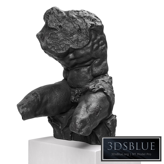 Belvedere Torso sculpture black