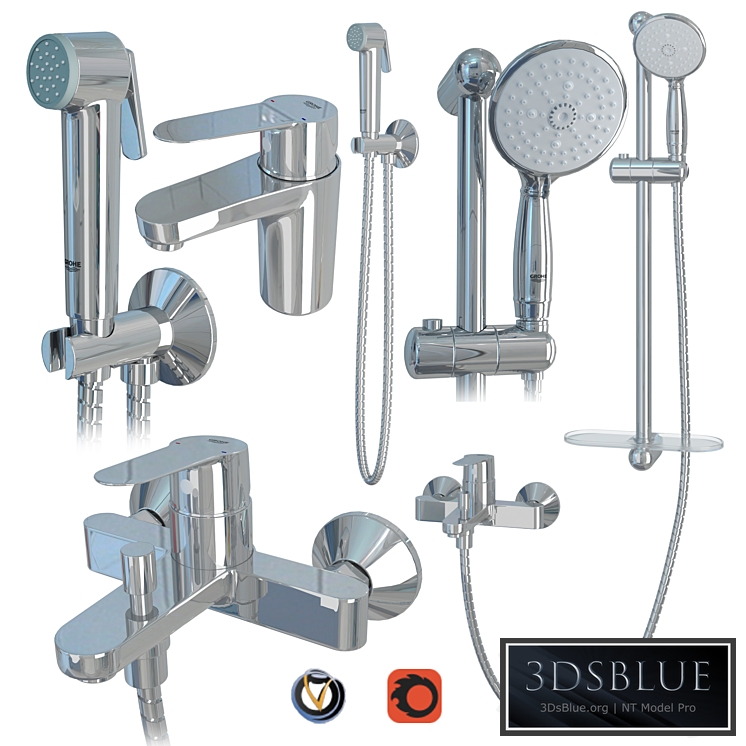 GROHE BauEdge faucet set