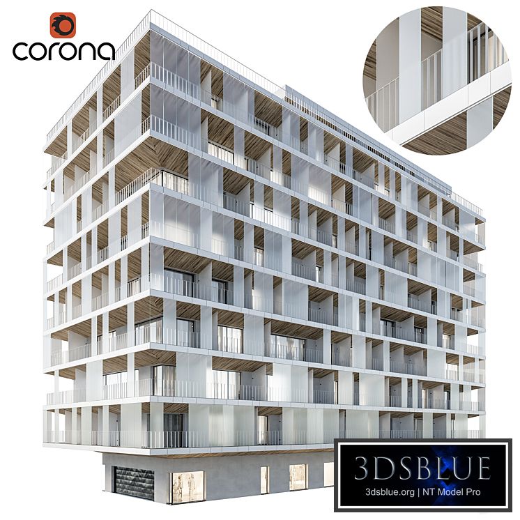 Modern residential building 03