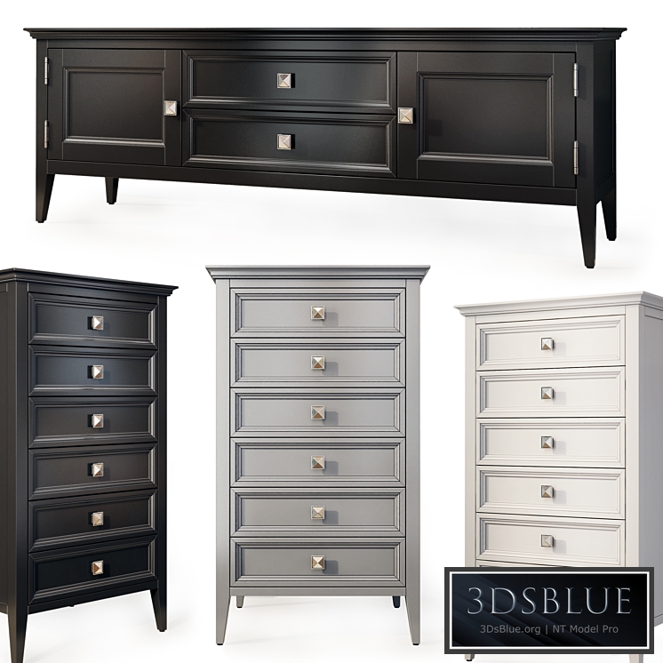 Chest of drawers and TV stand RFS Brooklyn. Tvstand, dresser by MebelMoscow