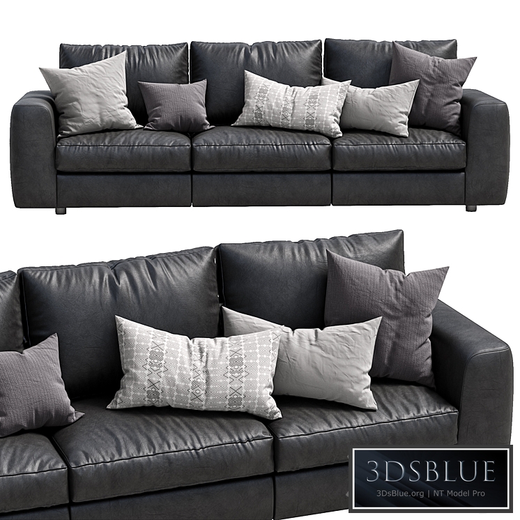 Leather sofa Alameda9 2