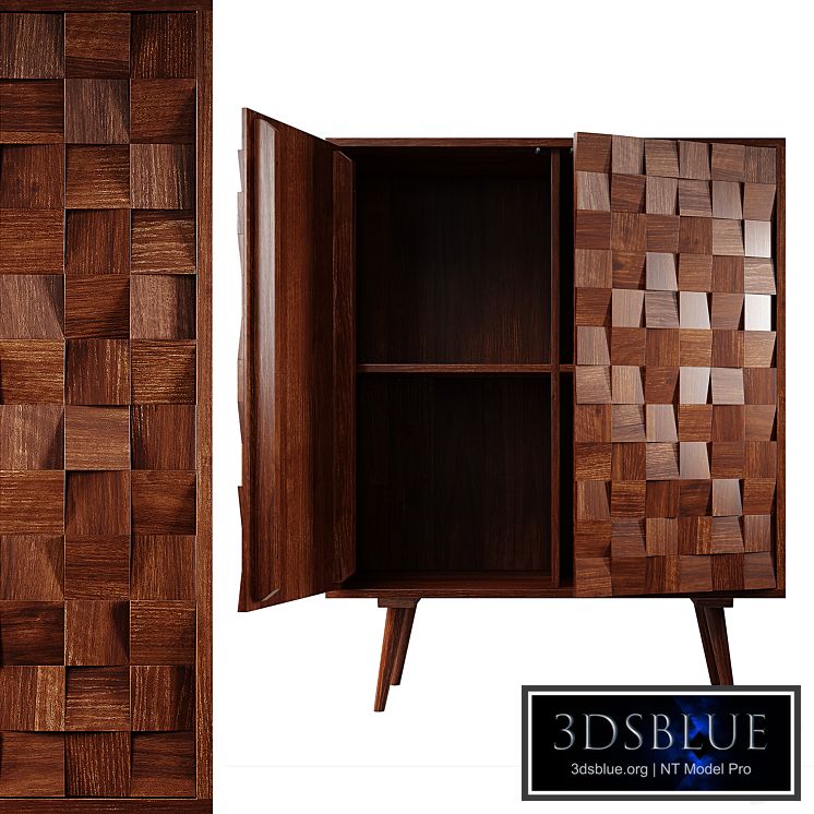 Zara Home The sideboard with carved doors