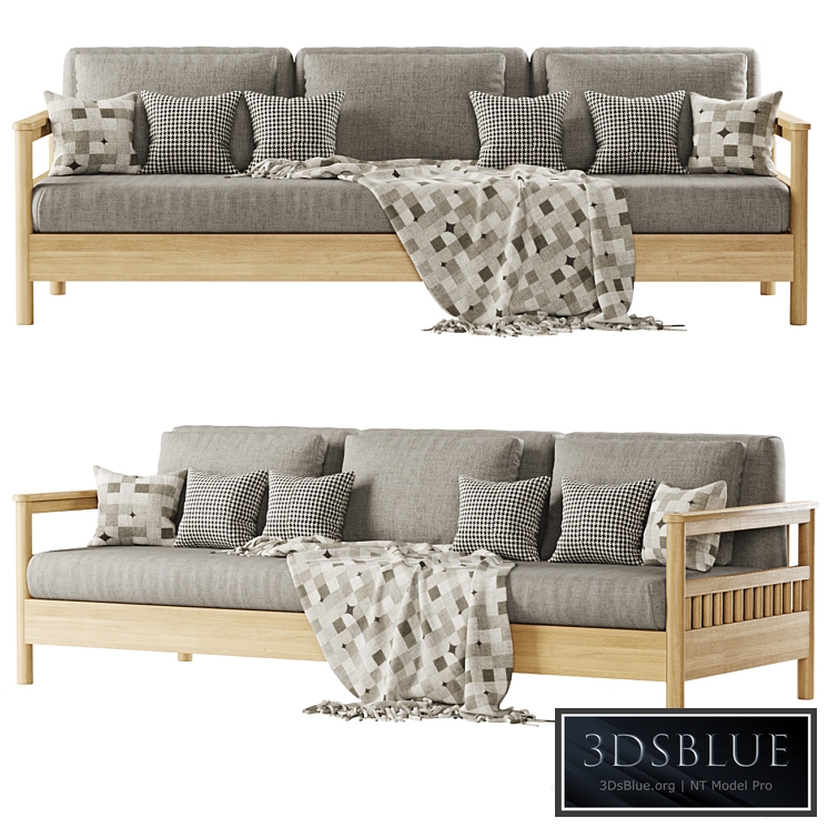 Tribeca outdoor three-seater sofa