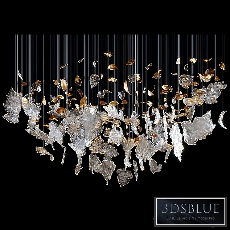 Chandelier Light Vargov - Frozen Leaves