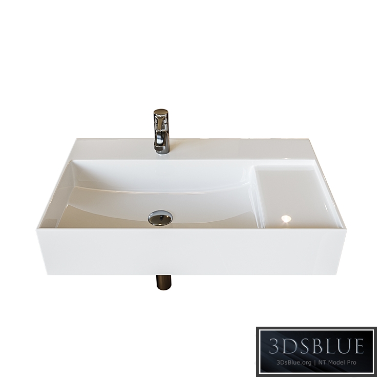 Washbasin Roca Inspira Square WB Unik 80x49 cm, furniture 32752B000