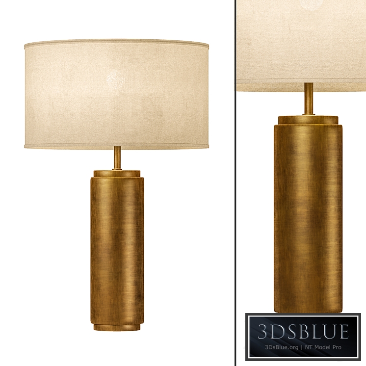 Restoration Hardware Cylindrical Column Table Lamp