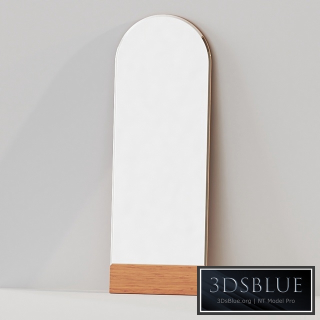 Temescal White Oak Floor Mirror by Pottery Barn