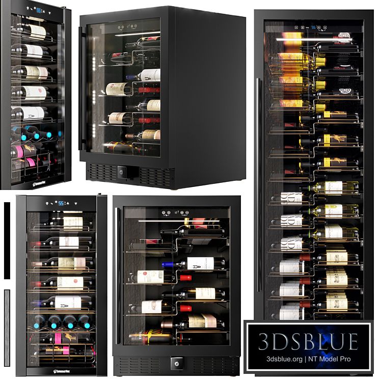 Wine Enthusiast vino view fridge set