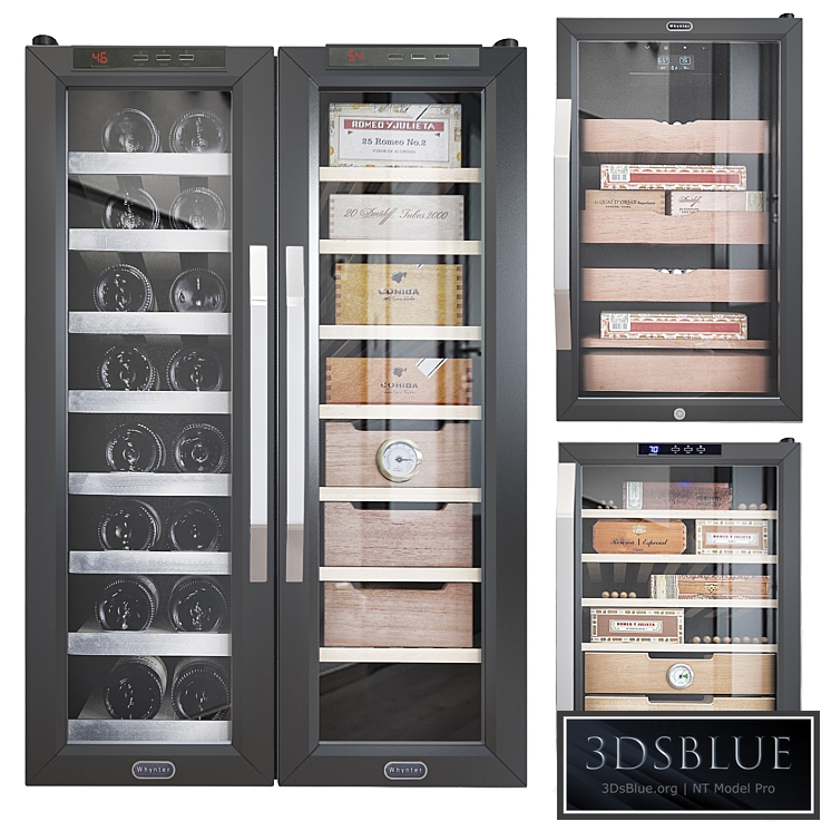 Whynter Cigar Cabinet Black