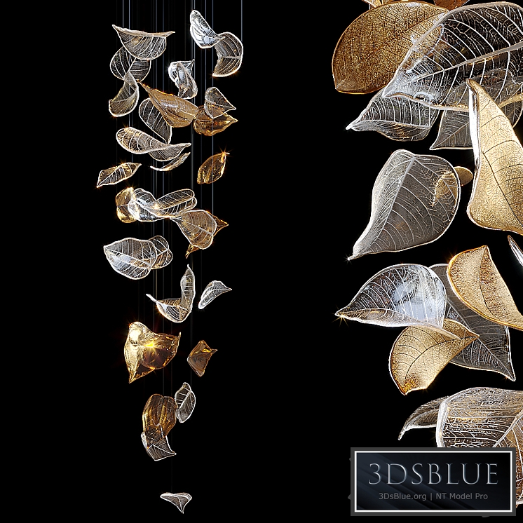 Chandelier Light Vargov - Frozen Leaves