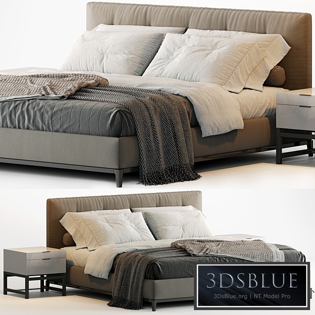 Minotti Andersen Quilt Bed