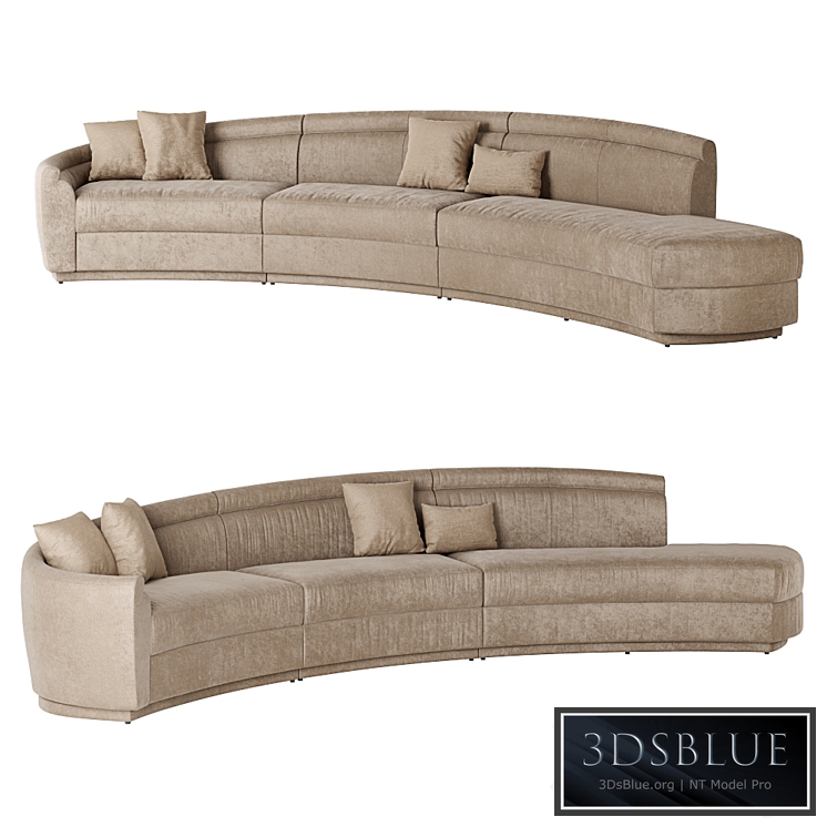 Interlude Home Capri Sectional Plinth