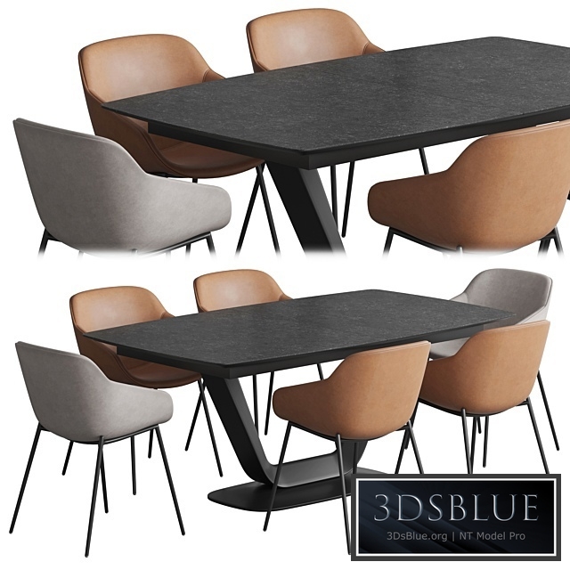 Alicante table Vienna chair Boconcept