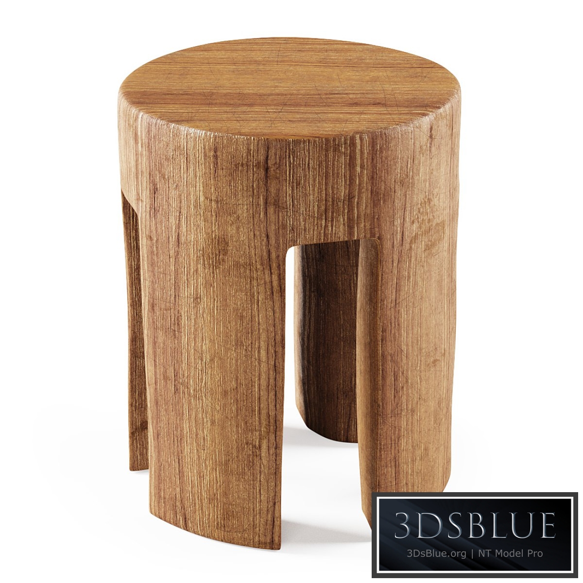 Wooden stool By Pols Potten / Wooden stool