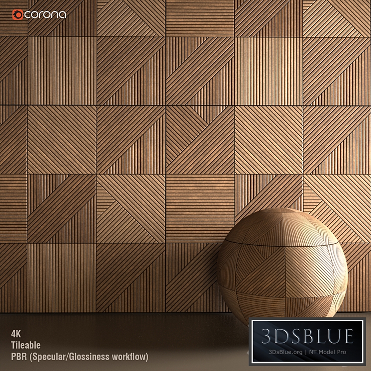 Wooden wall panel