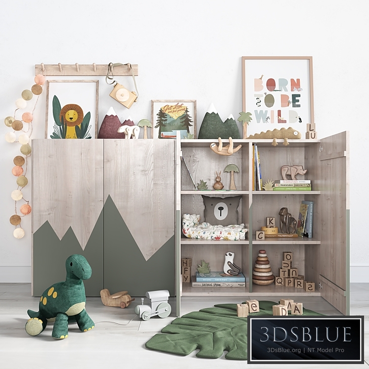 Decor set for children&#39;s rooms