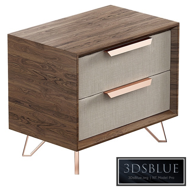 Grand 2 drawer nightstand