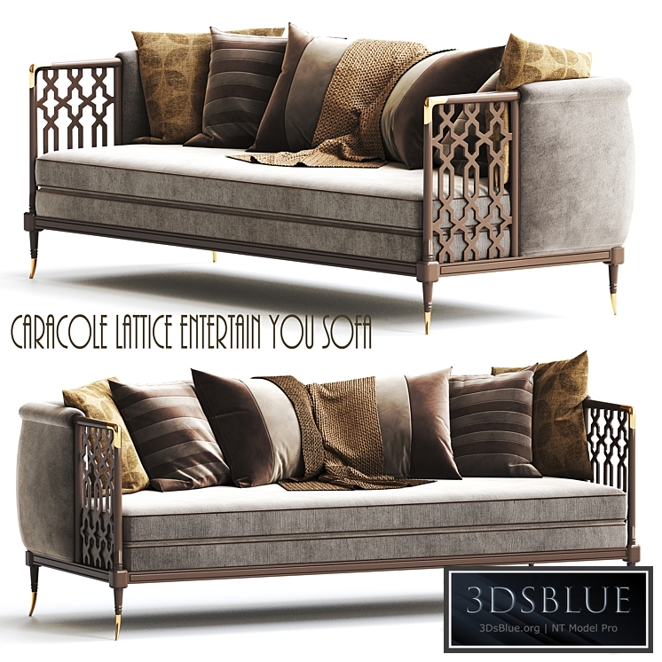 Caracole Lattice Entertain You Sofa