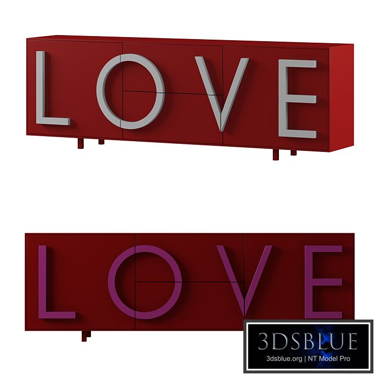 LOVE LARGE sideboard by Driade