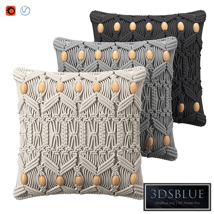 Cushions macrame