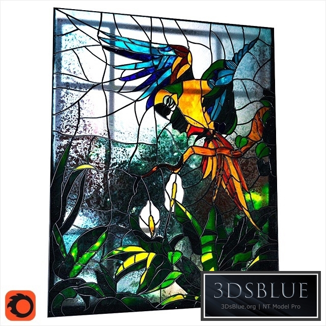 Glass Parrot / Parrot Stained