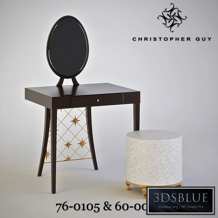 Christopher Guy / Table 760105 & Ottoman 60-0093