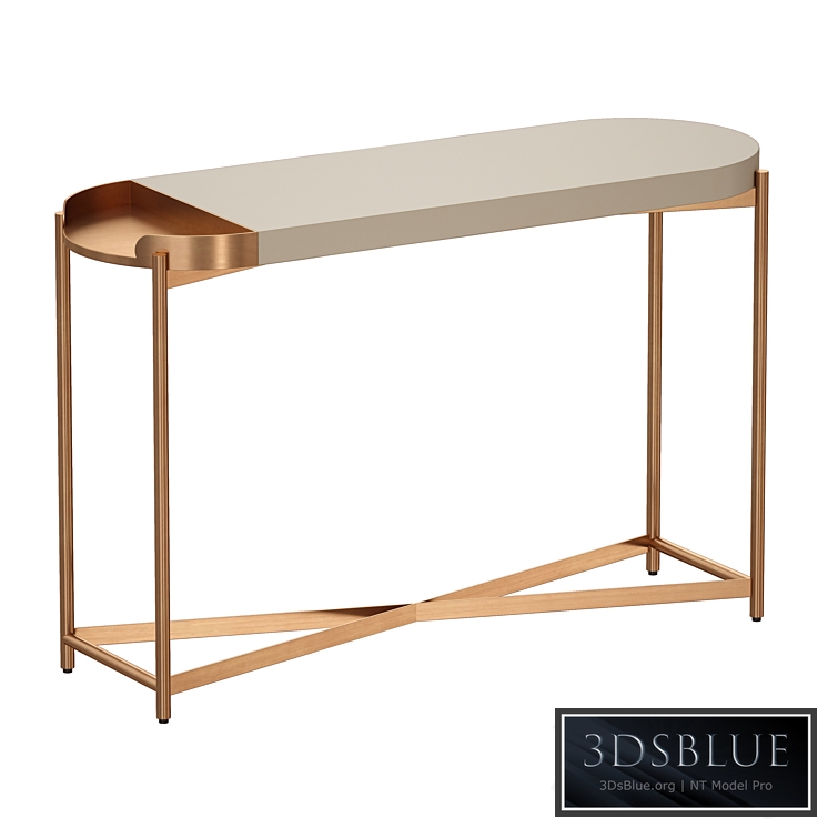 Laurie White Console Table (Crate and Barrel)