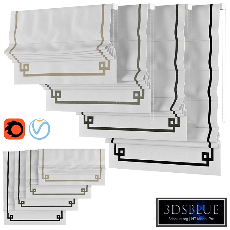 Roman Curtains 51 | Loganova | GREEK KEY DESIGN