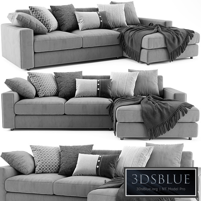 West Elm Urban Chaise Longue