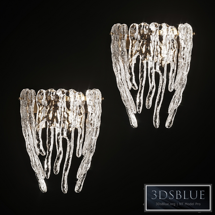 Ice sconce spring wall lampatron