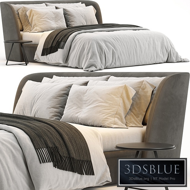 Rolf Benz 1400 Tondo Fabric Bed