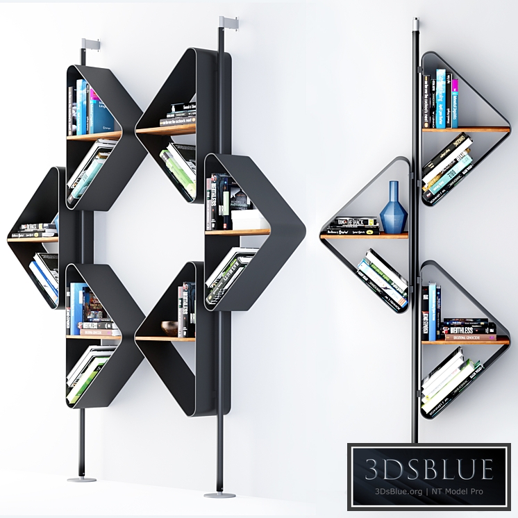 Wall- or ceiling-hanging bookcase from Cattelan