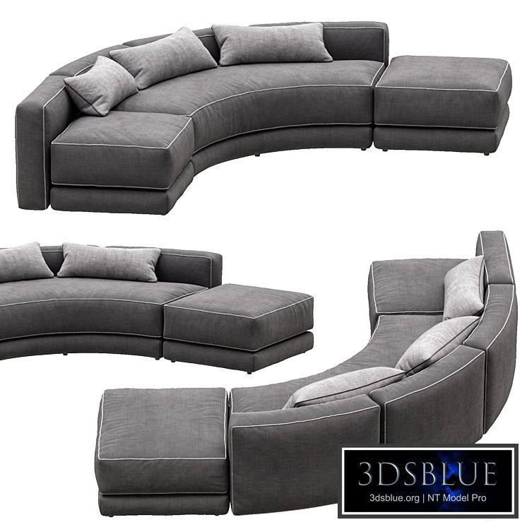 Lewis Curved By Montauksofa