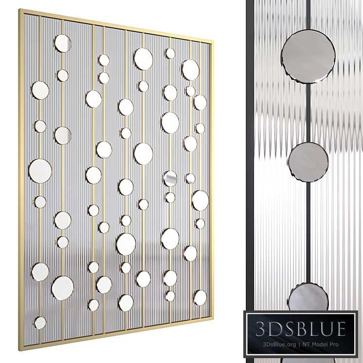 Decorative partition 015. (3 sizes, 3 materials)