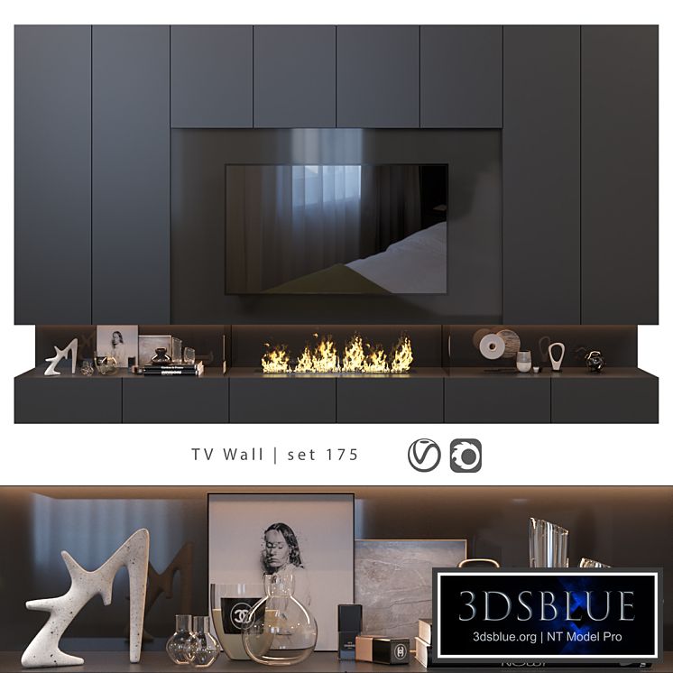 TV Wall | set 175