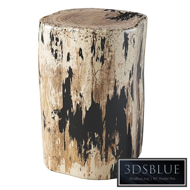 Petrified Log Stool 2nd