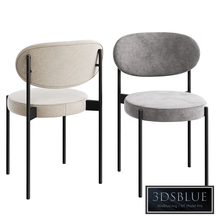 Verpan Series 430 Black Dining Chair