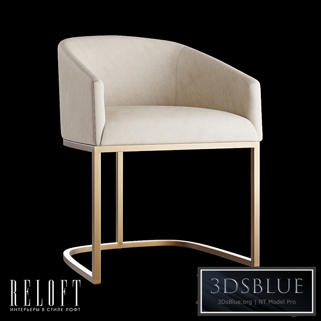 Emery Barrelback Slope Dining Chair with Leather Upholstered Armrests