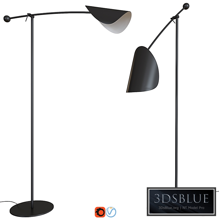 Funambule Adjustable Reading Floor Lamp