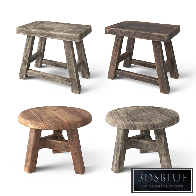 Rustic Wooden Stools