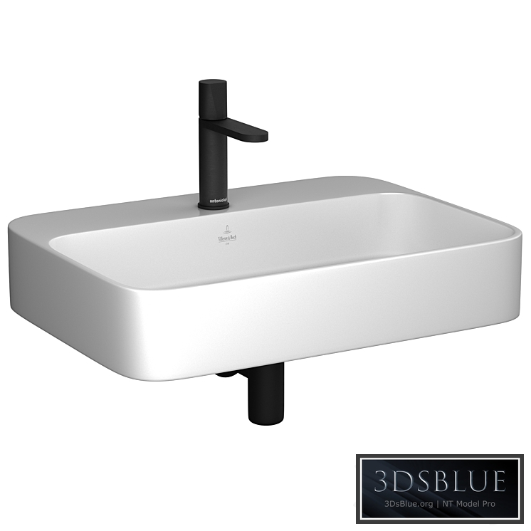 Villeroy & Boch Finion washbasin & Antoniolupi Indigo mixer
