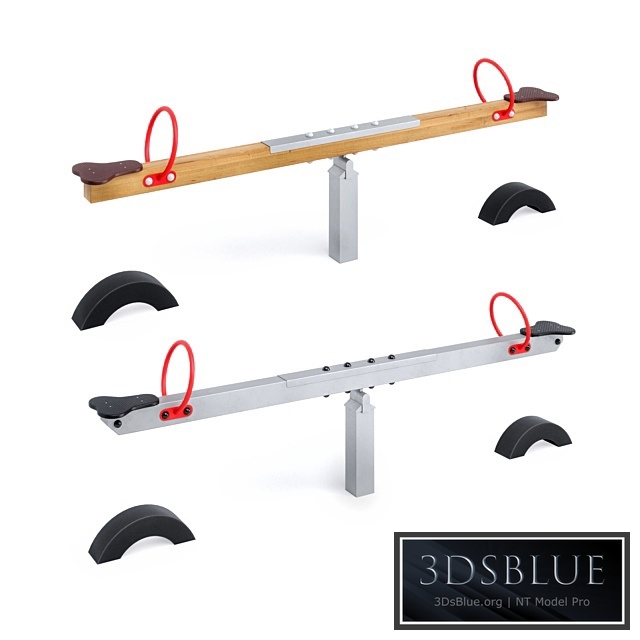 Horizontal swing with Kompan tires