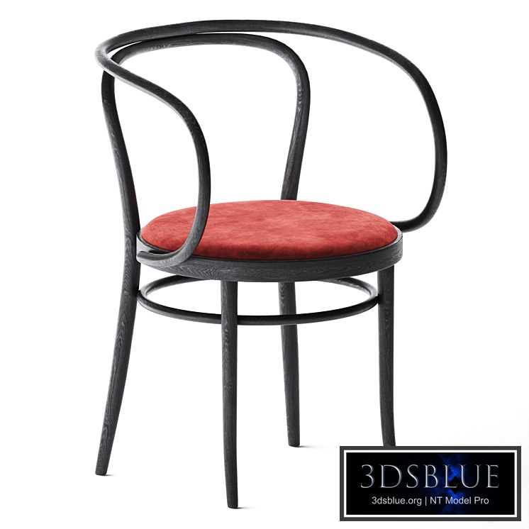 Bentwood armchair 209 P by Thonet