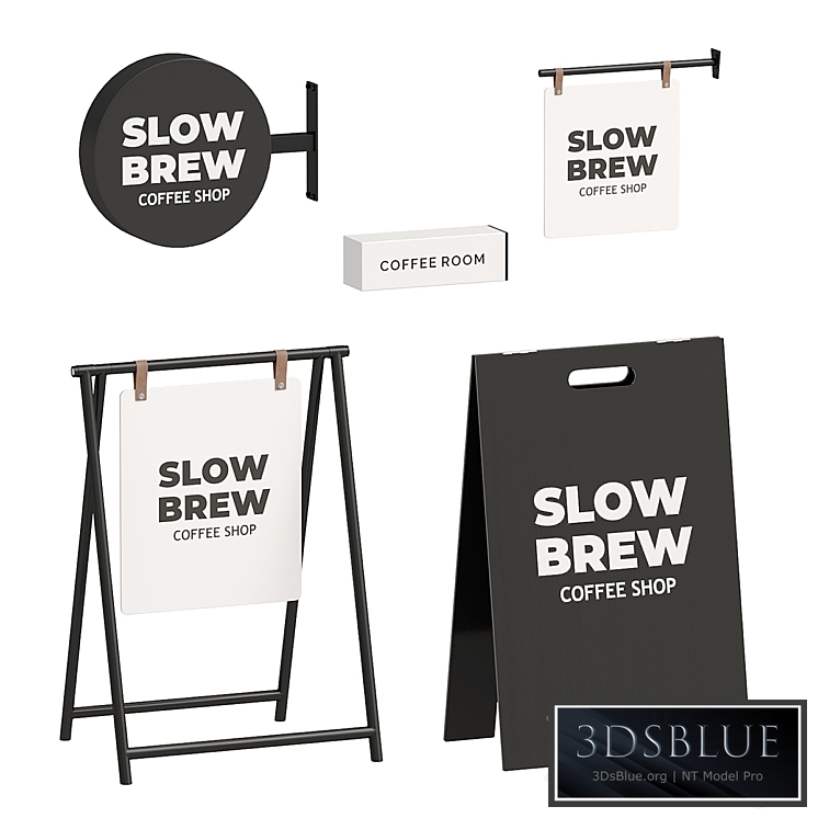 Advertising coffeeshop