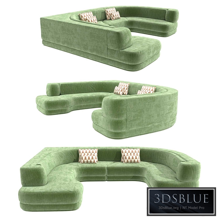 Charles Zana Alexandra sofa invisible collection
