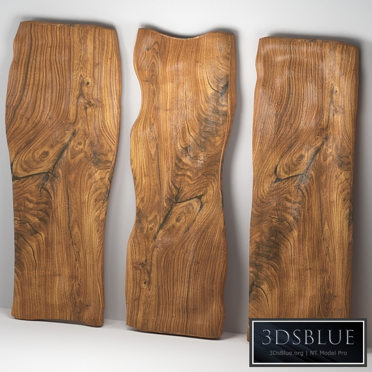 Wooden slabs