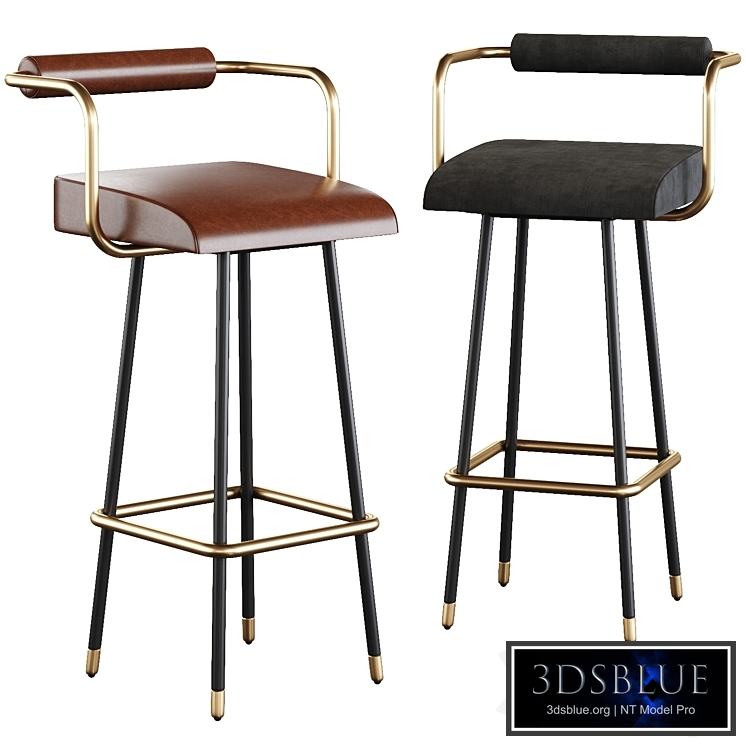 Jarrett Furniture Armrest 2 Barstool